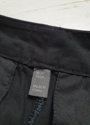 Мужские черные стрейчевые (джинсовые) шорты asos размер 30 xs s7 фото