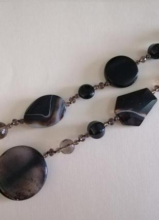 Бусы - ожерелье натуральный агат.