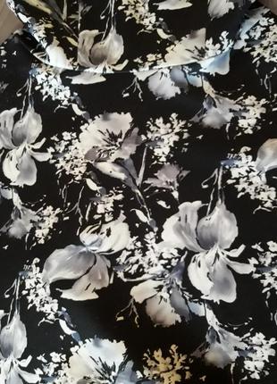 Чорно-біле плаття в квіточку incity2 фото