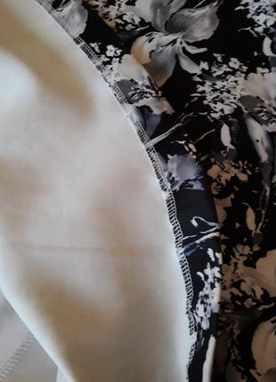Чорно-біле плаття в квіточку incity3 фото