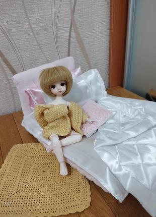 Постельное белье для кукольной кроватки1 фото