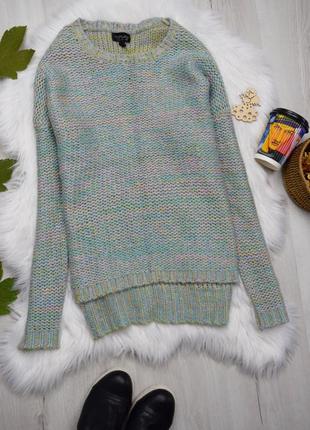Уютный свитер теплый вязаный