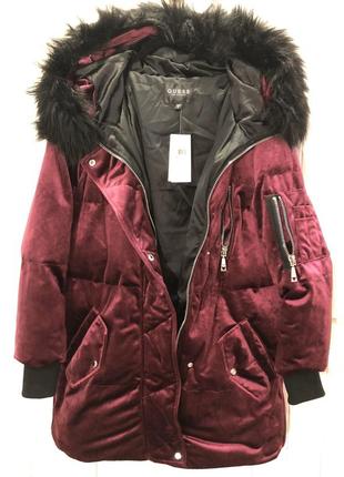 Зимняя куртка пуховик guess  размер м