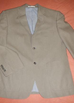 Льняной пиджак marks &amp; spencer p.m(38s) лен, вискоза4 фото