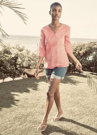 Ніжно- рожева блуза- туніка4 фото