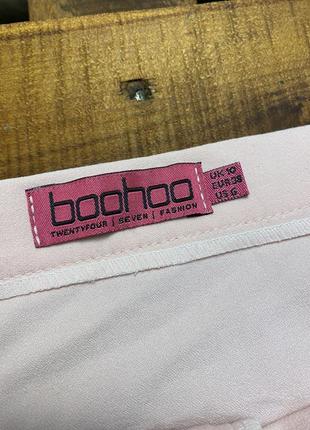 Женская короткая юбка boohoo (буху мрр идеал оригинал розовая)6 фото