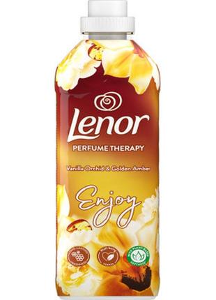 Кондиціонер для білизни lenor ванільна орхідея та золотий бурштин 925 мл (8006540901779)