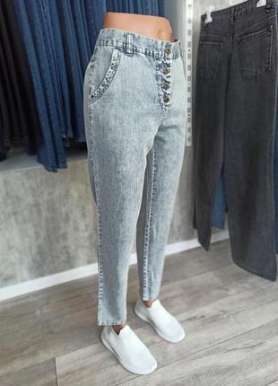 📍розпродаж! джинсові тоненькі літні брюки4 фото