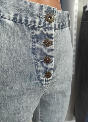 📍розпродаж! джинсові тоненькі літні брюки7 фото