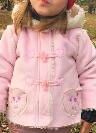 Куртка курточка демісезонна дублянка ladybird, 6-12 міс.
