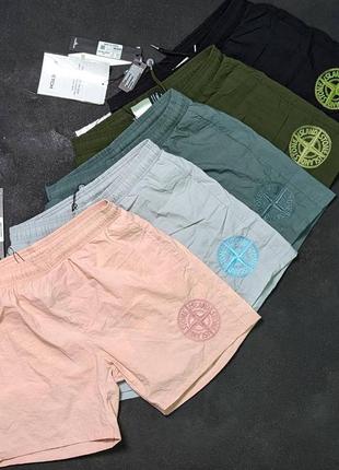 Мужские брендовые пляжные шорты stonе иsland6 фото