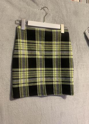 Юбка в клетку