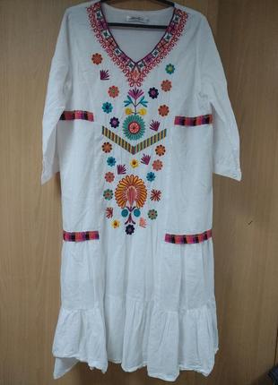 Платье вышиванка