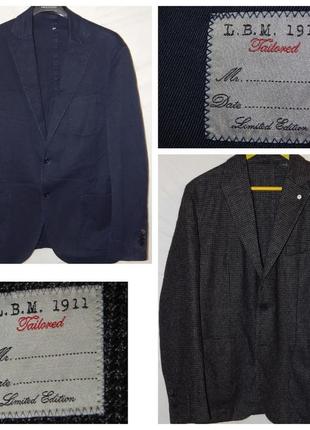Чорна п'ятниця! комплект преміумкласу від l.b.m 1911 luigi bianchi mantova: 2 піджаки