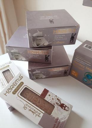 Крем для обличчя та декольте donkey milk cream harems