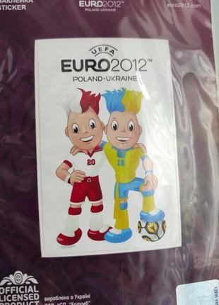 Сувенир euro 2012 uefa poland-ukraine sticker2 фото