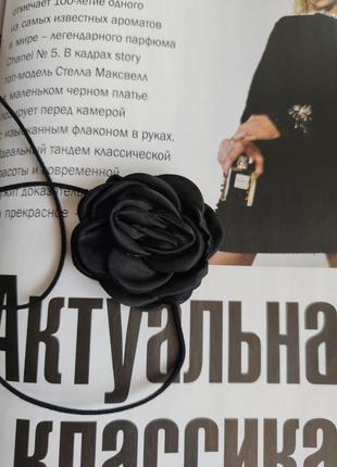 Чокер аксесуар браслет квітка троянда 🖤 кольє намисто буси на шию на руку стильний модний новий9 фото