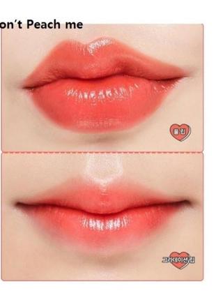 Тинт-бальзам для губ missha wanna some candy tint balm в оттенке don't peach me.5 фото