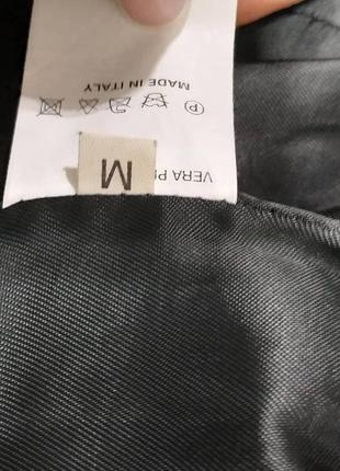 Шикарная утепленная кожаная куртка италия3 фото