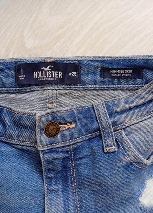 Джинсовая юбка hollister5 фото