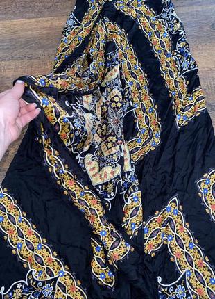 Атласна сукня сарафан плаття з віскози massimo dutti платье-платок сатиновое платье шёлковый сарафан6 фото