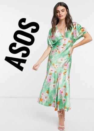Атласное платьеasos