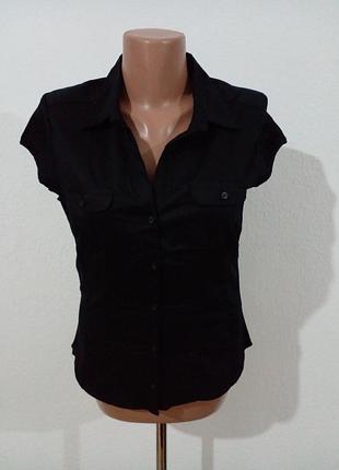 Натуральна приталена сорочка