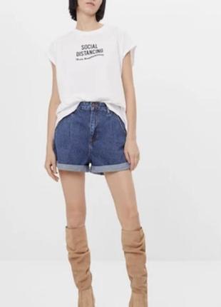 Джинсовые шорты bershka