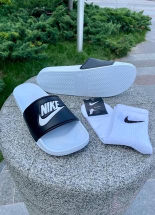 Летние мужские тапочки шлёпанцы летние мужские тапочки шлепанцы nike4 фото