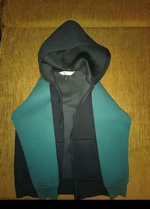 Классная тёплая спортивная кофта-куртка h&m, р. 134-140