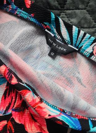 Юбка юбка яркая h&amp;m карандаш миди до колена asos узкая new look тропический принт zara6 фото