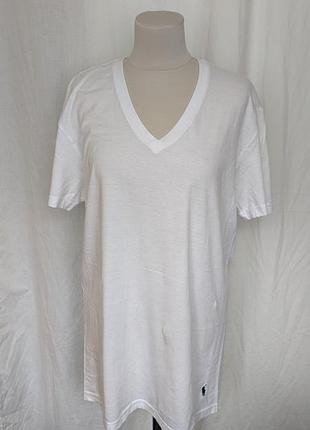 Белая футболка polo ralph lauren