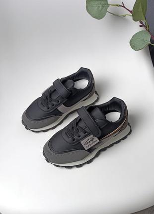 Кроссовки для мальчика подростка чёрные2 фото