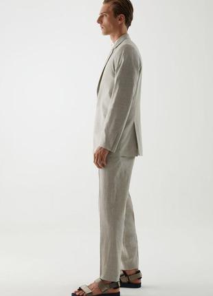 Пиджак блейзер cos linen-wool single mix-breasted blazer / 505 фото