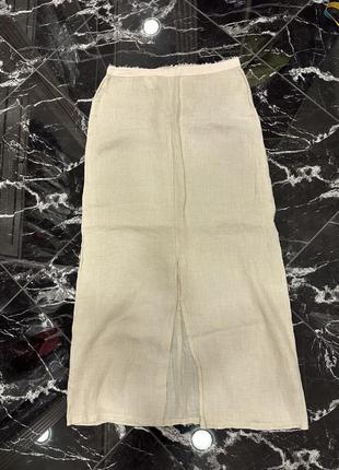 Льняная юбка