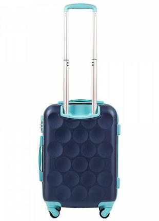 Детский дорожный сумка чемодан детский для ребенка качественный на 4 колесиках колесах голубая синяя для мальчика s размер3 фото