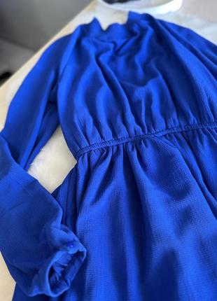 Синее вечернее платье с юбкой reserved платье с длинным рукавом цвета индиго2 фото