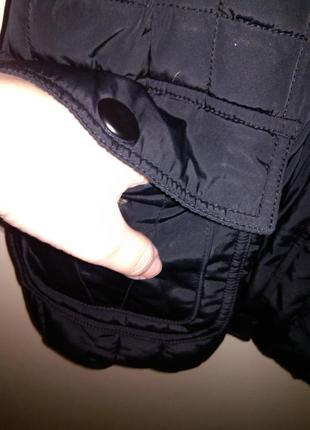 Демисезон.,удлиненная,утепл., куртка с отстёгив.капюшоном и мехом,поясом,s.oliver2 фото