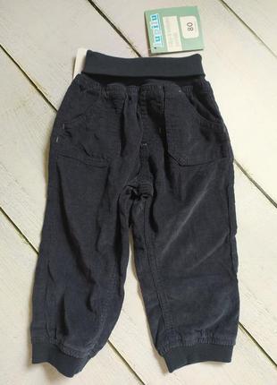 Вельветовые штаны для мальчика, на рост 68, lupilu, германия6 фото