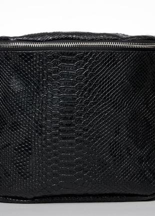 Сумка жіноча на плече через плече кросбоді екошкіра змії рептилія6 фото