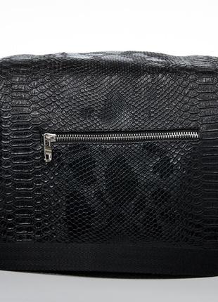 Сумка жіноча на плече через плече кросбоді екошкіра змії рептилія7 фото