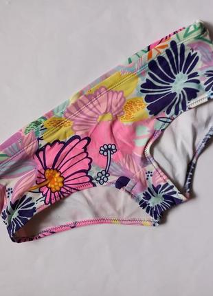 H&m модные яркие цветочные низ от купальника плавки на девочку 10-12 лет