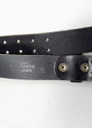 Шикарный ремень japan rags, кожа, заклёпки, из англии. 106 (40)