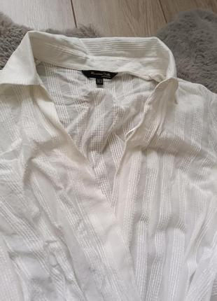 Блузка рубашка massimo dutti1 фото