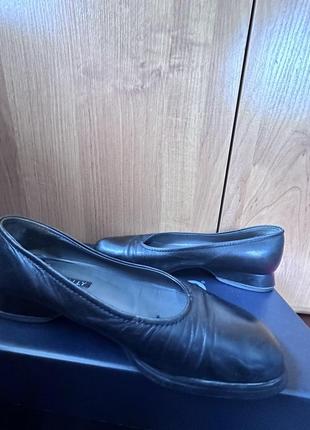 Черные кожаные туфли bally6 фото