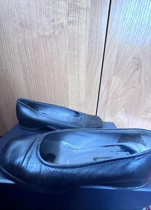 Черные кожаные туфли bally5 фото