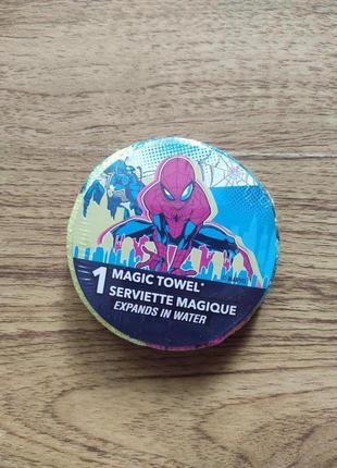 Дитячий рушник spiderman, людина павук disney р.28*28