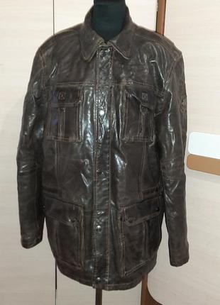 Стильна шкіряна куртка engbers2 фото