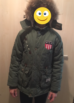 Куртка, парка зимняя на подростка/куртка зимова на  пiдлiтка5 фото