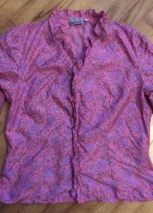 Шовкова французька блуза від stella cadente! ог-94 см